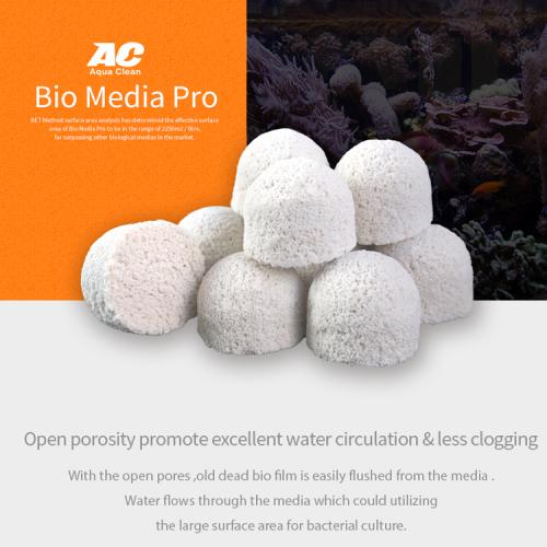 NEW bio media pro with 2250m2/Liter BET surface area 