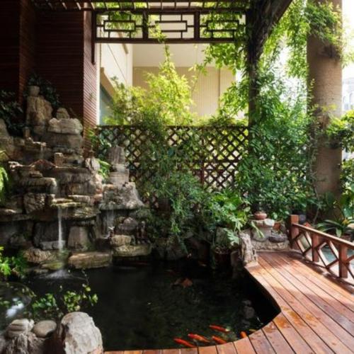 How to make a koi fish pond?