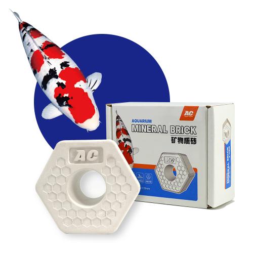 How to Solve Soft Water Problems in Koi Ponds? AC Mineral Brick Balances Water Minerals & Stabilizes Pond Ecosystem